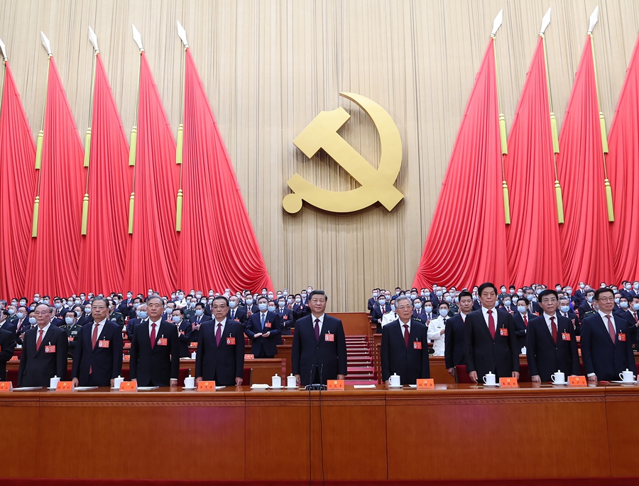 10月22日，中國共產黨第二十次全國代表大會在北京人民大會堂勝利閉幕。