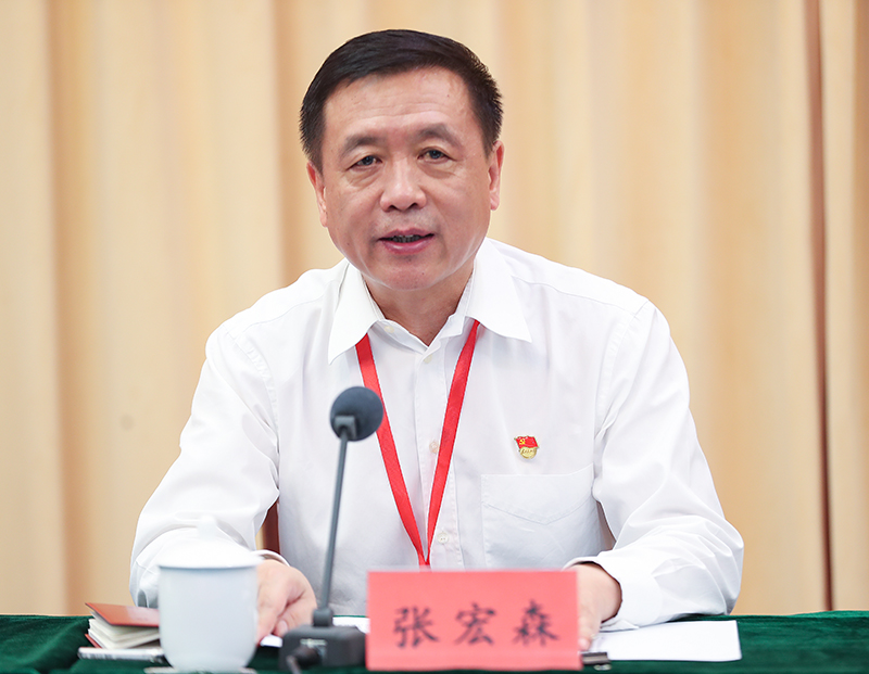 中國作協黨組書記、副主席、機關黨委書記張宏森出席閉幕會并講話