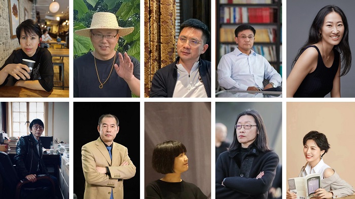 上：黎紫書、舒飛廉、沈念、尹文武、孟小書   下：張定浩、劉文飛、吳雅凌、朱朱、周婉京