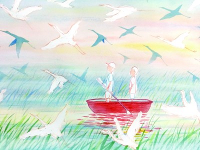 繪本《游河》過(guò)程草圖。受訪(fǎng)者供圖