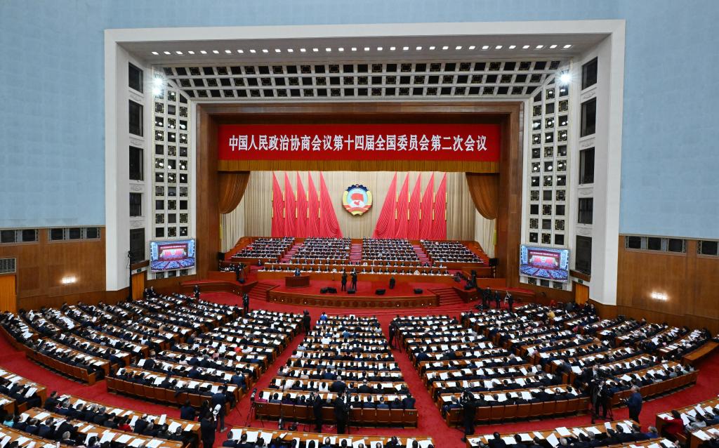 3月7日，全國政協(xié)十四屆二次會(huì)議在北京人民大會(huì)堂舉行第二次全體會(huì)議。