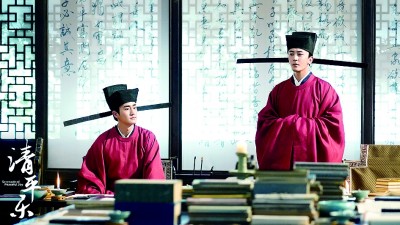 古代禮儀、建筑、服飾等傳統文化元素被網絡作家頻頻用于創作之中。圖為根據網絡小說改編的電視劇《清平樂》劇照，再現了多彩的宋代文化。資料圖片