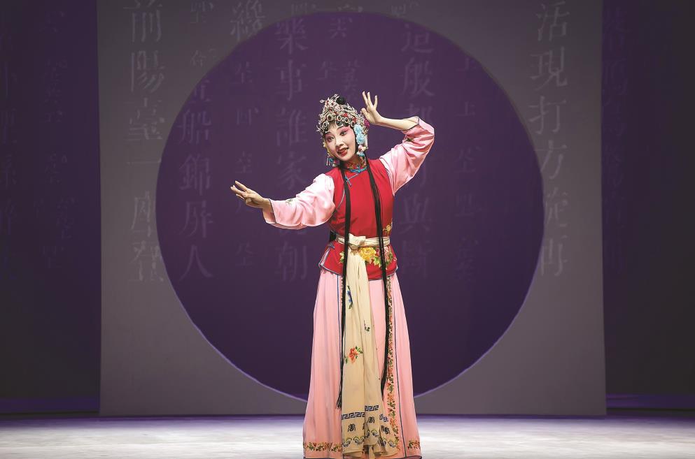 上海昆劇團六旦（花旦）演員周亦敏《敏·行》專場為系列演出打響頭炮。 (演出方供圖)