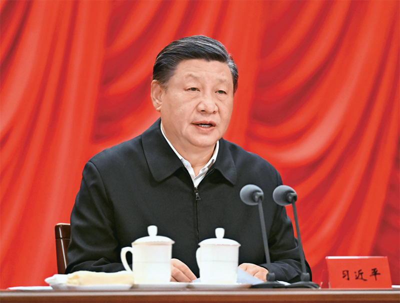2023年2月7日，新進中央委員會的委員、候補委員和省部級主要領導干部學習貫徹習近平新時代中國特色社會主義思想和黨的二十大精神研討班在中央黨校（國家行政學院）開班。中共中央總書記、國家主席、中央軍委主席習近平在開班式上發表重要講話。 新華社記者 李學仁/攝