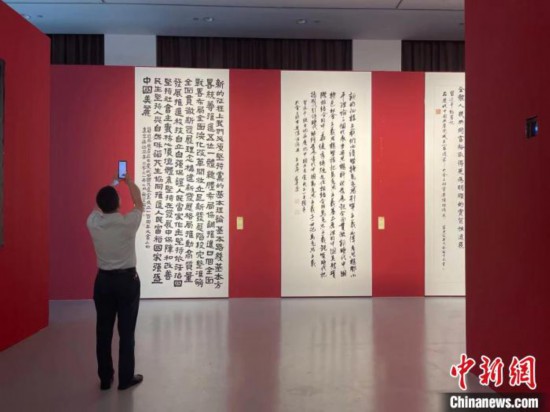 展覽現(xiàn)場。 童笑雨 攝 展覽現(xiàn)場。 童笑雨 攝