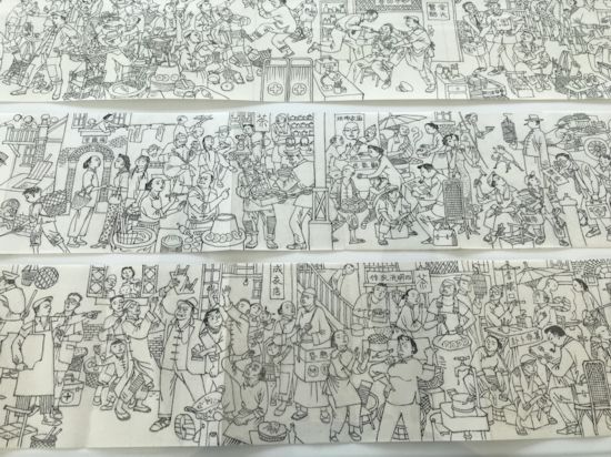 展廳現場，羅希賢《七十二家房客》